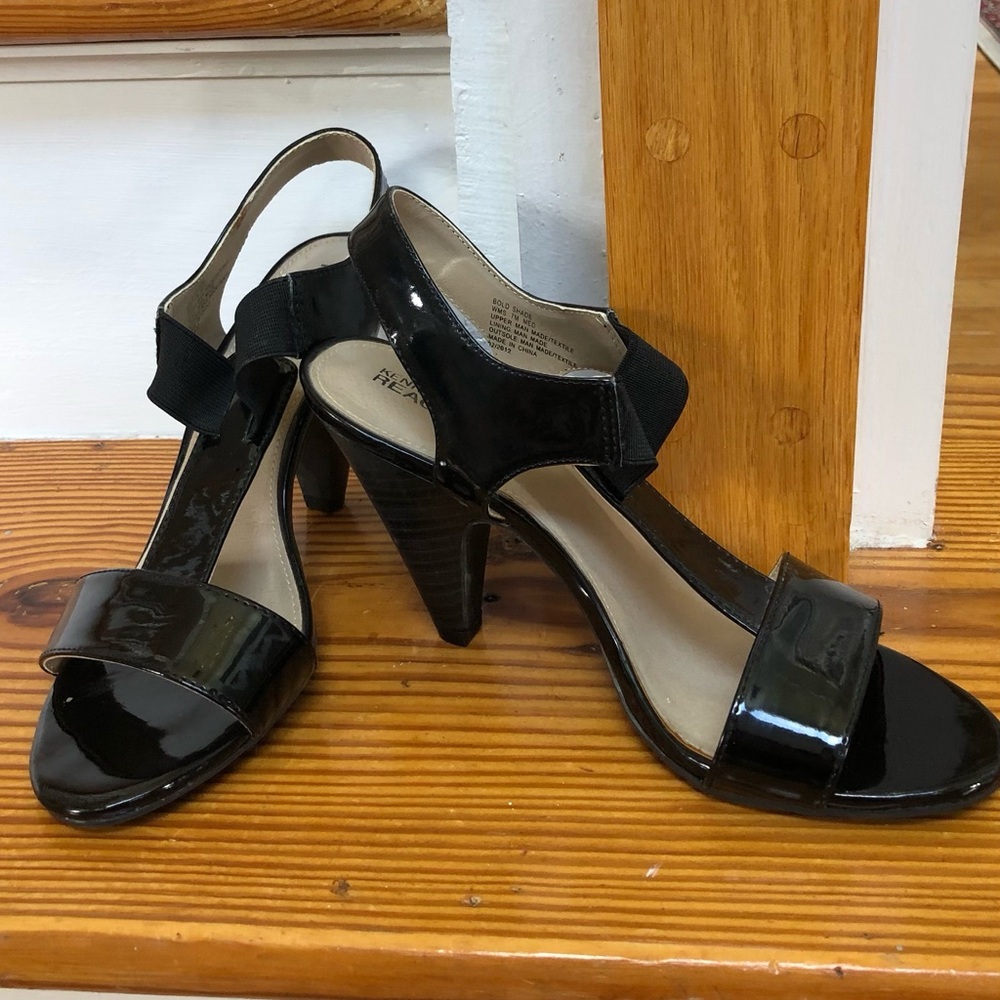 Glossy Black Heels